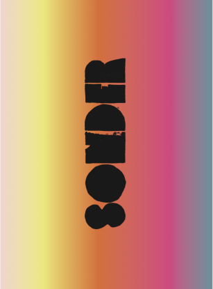 zine on sonder, by ava lang