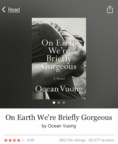 on earth were briefly gorgeous